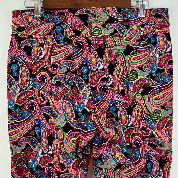 Vintage Attyre Colorful Boho Paisley Hi-Rise Pants in Women's size 10 - Picture 11 of 13